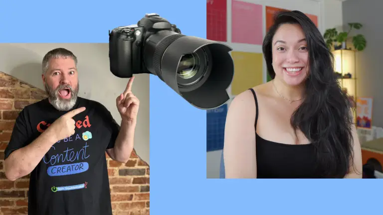 Marielou, Roy, and a Camera between them